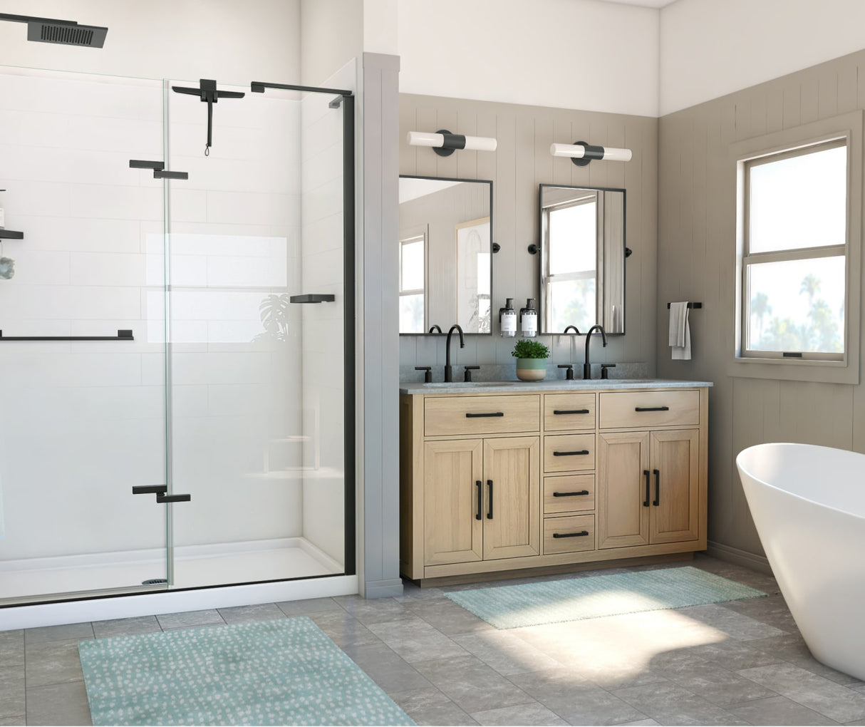 Swanstone Odile Suite Hand Towel Holder in Matte Black HT10045081.340