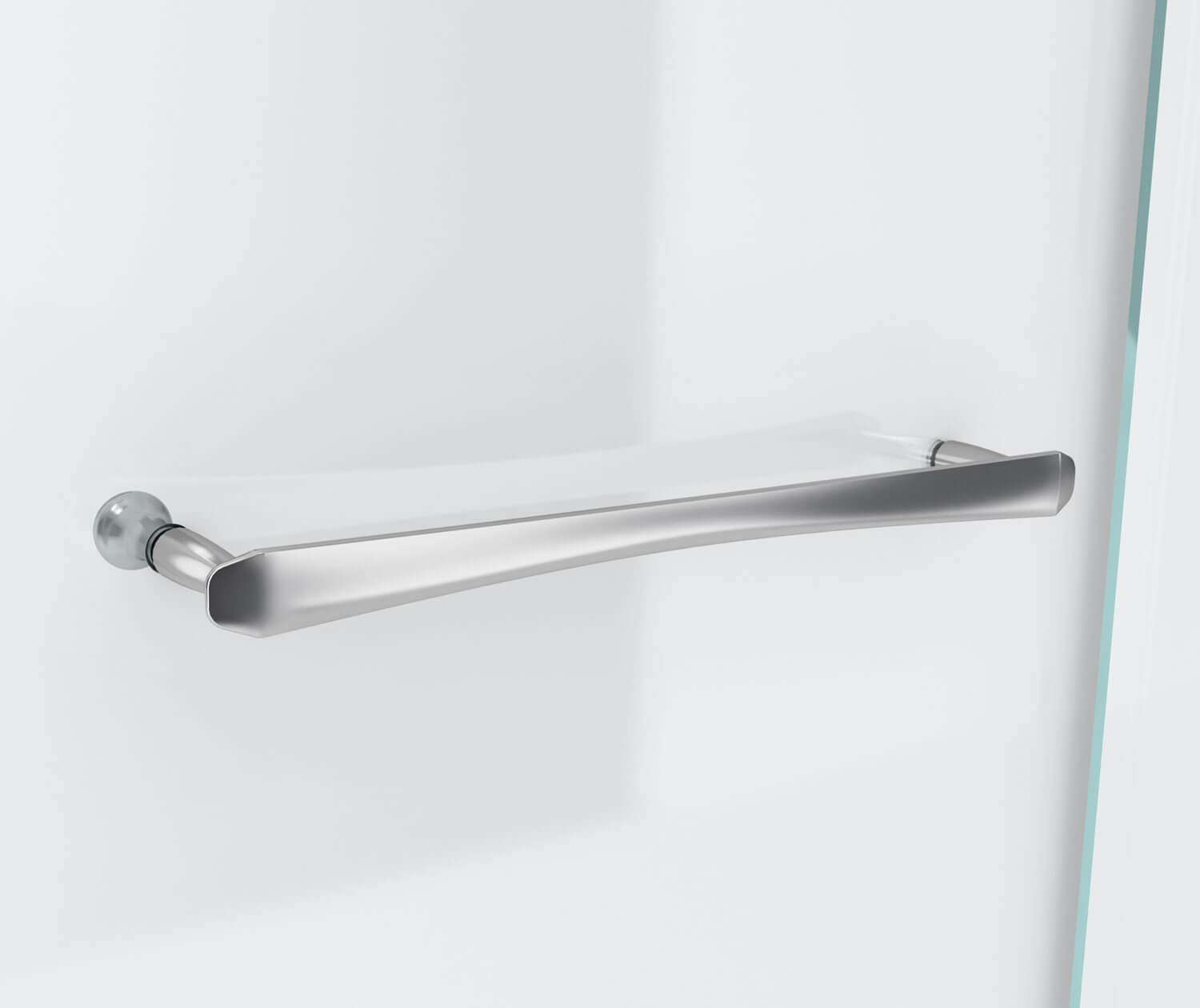 MAAX 136676-900-084-000 Reveal 71 32 ½-35 ½ x 71 ½ in. 8mm Pivot Shower Door for Alcove Installation with Clear glass in Chrome