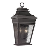 Elk 47052/2 Forged Provincial 18'' High 2-Light Outdoor Sconce - Charcoal