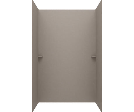 Swanstone SK-366296 36 x 62 x 96 Swanstone Smooth Glue up Shower Wall Kit in Clay SK366296.212