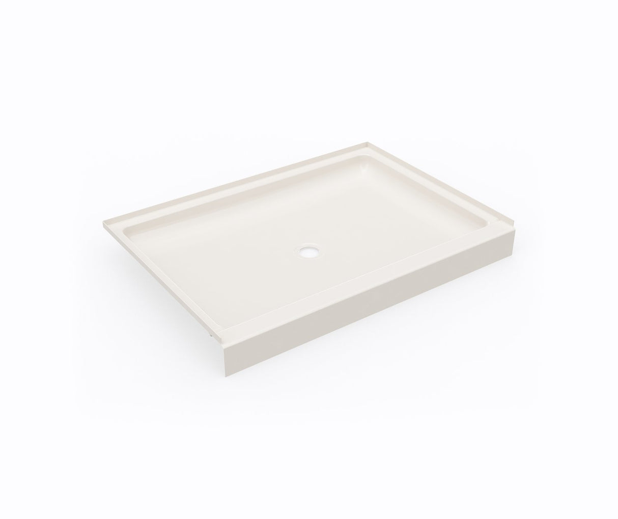 Swanstone SS-3448 34 x 48 Swanstone Alcove Shower Pan with Center Drain in Bisque SF03448MD.018