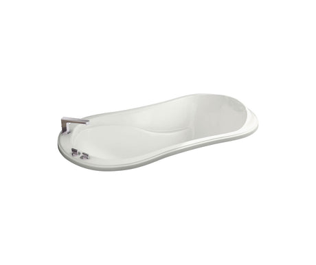 MAAX 105642-108-001 Murmur 6034 Acrylic Drop-in End Drain Aerosens Bathtub in White