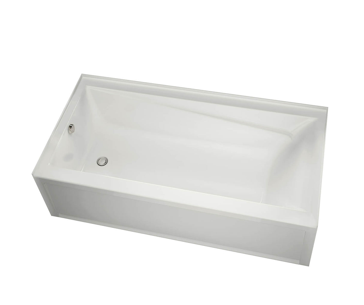 MAAX 105454-108-001-002 New Town 6030 IFS Acrylic Alcove Right-Hand Drain Aerosens Bathtub in White