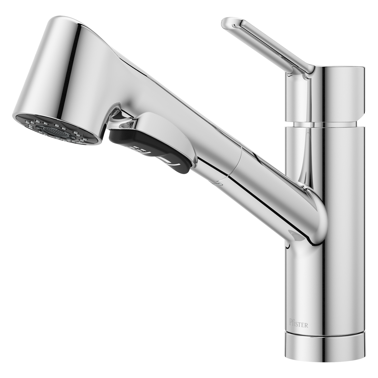 Pfirst Modern 1-Handle Pull-Out Kitchen Faucet in Polished Chrome