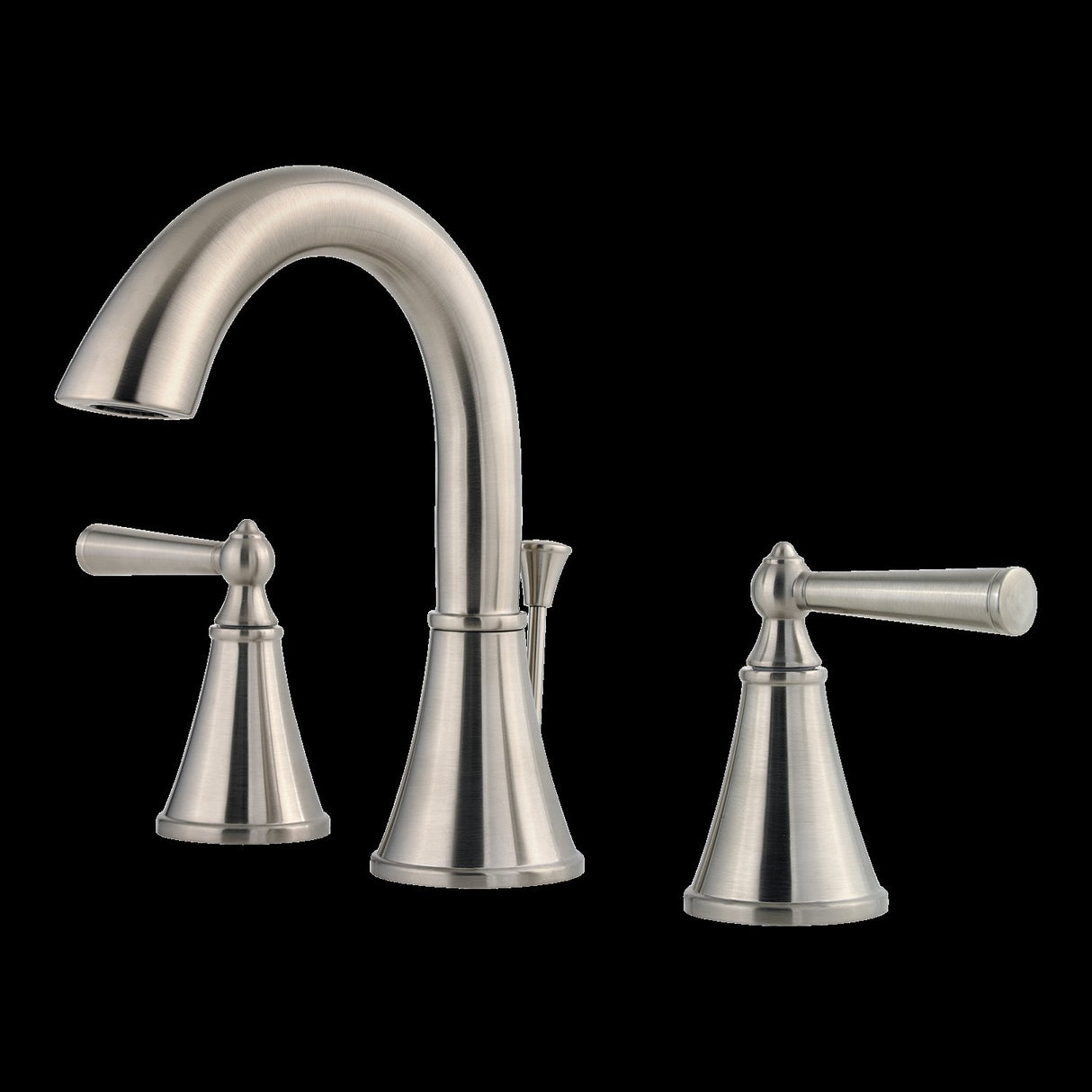 Saxton 2-Handle 8" Widespread Bathroom Faucet in Brushed Nickel