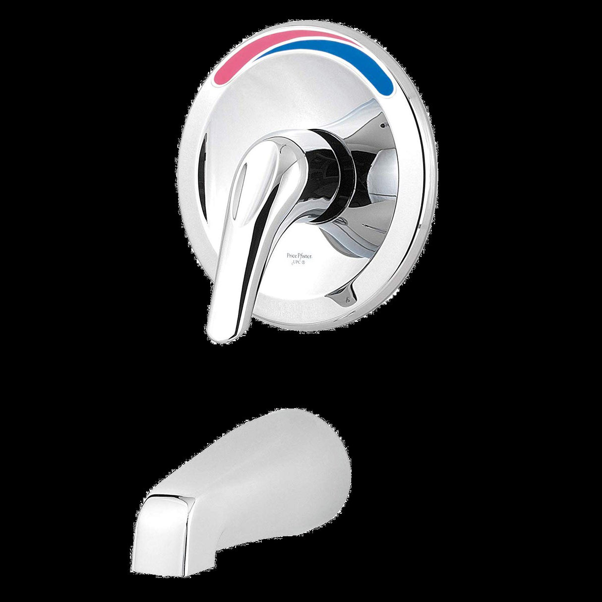 Pfirst Series 1-Handle Non-Diverting Tub Trim in Polished Chrome