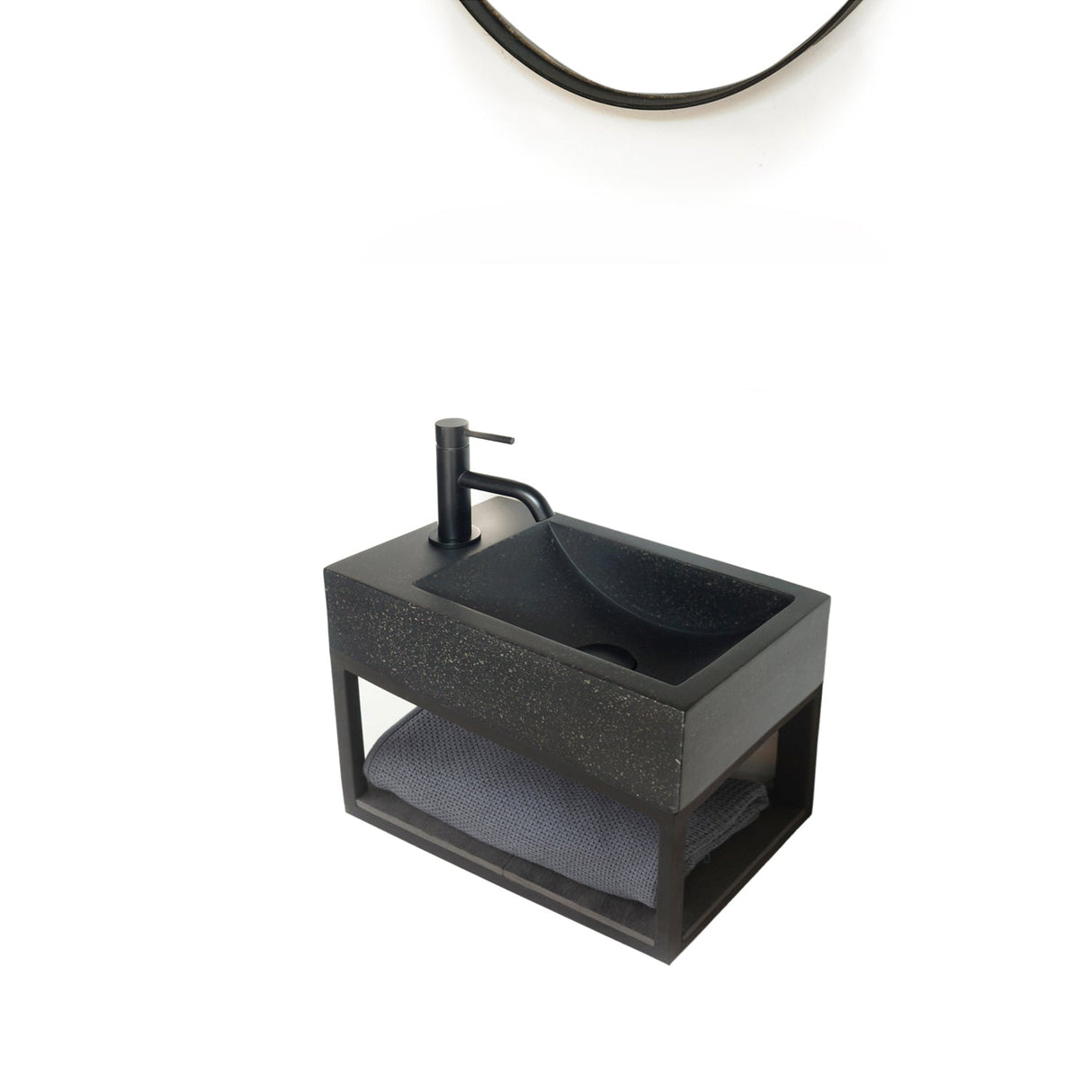 Brixton Rectangular Concrete Wall-Hung