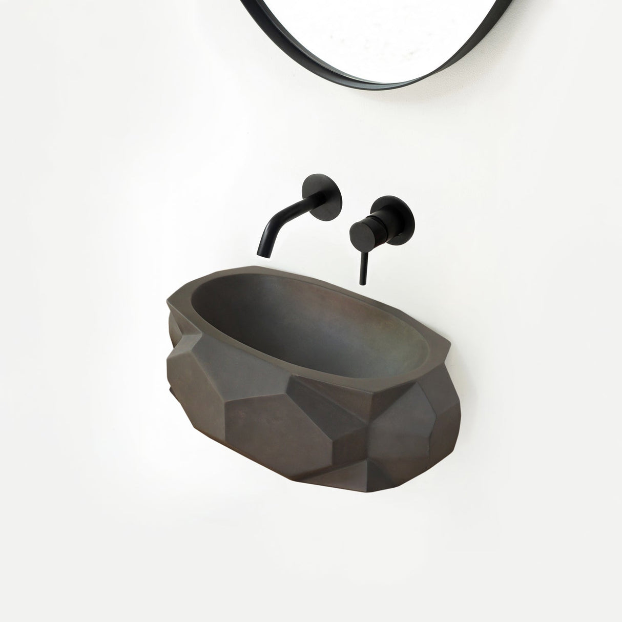 Alaine Wall-Mount Concrete Basin