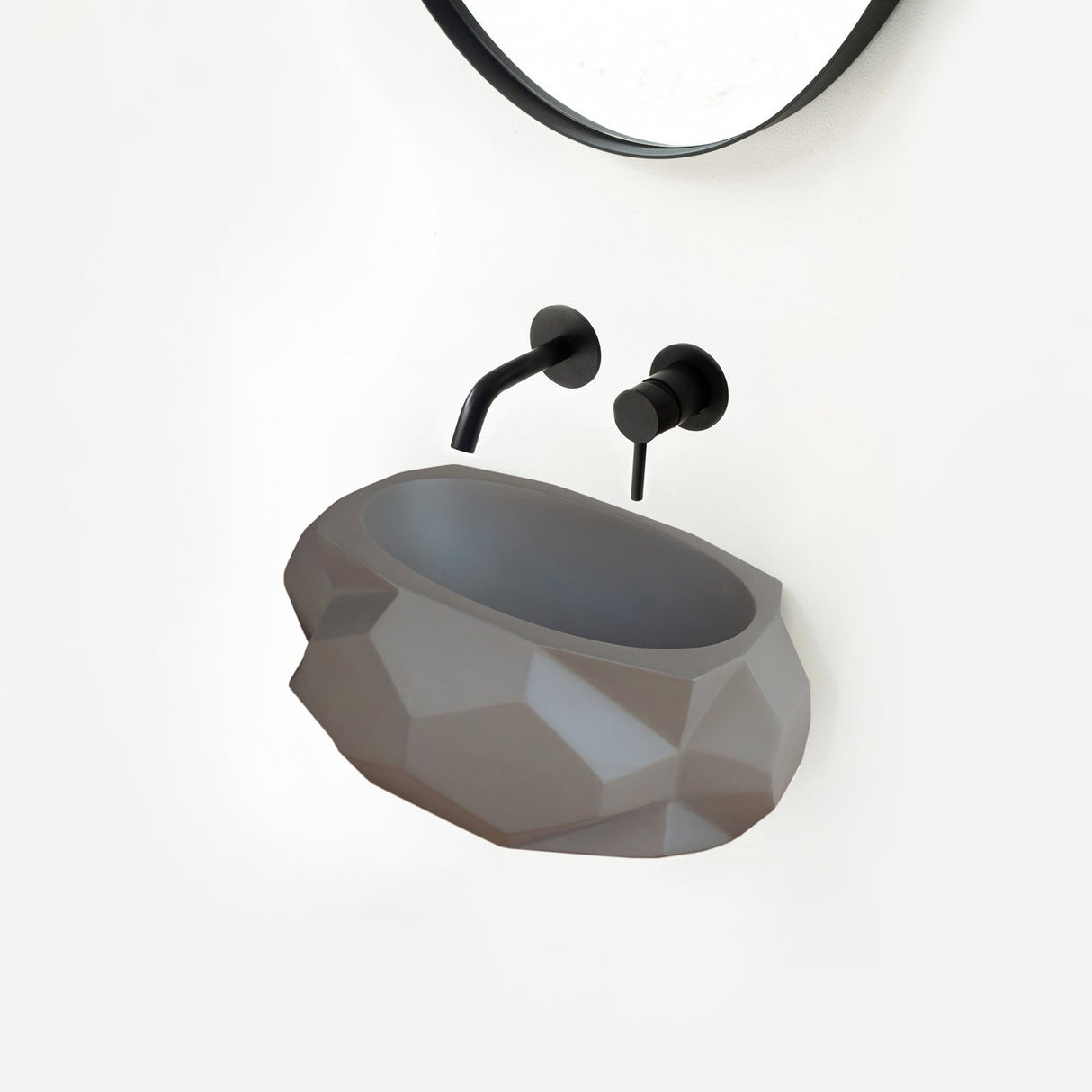 Alaine Wall-Mount Concrete Basin