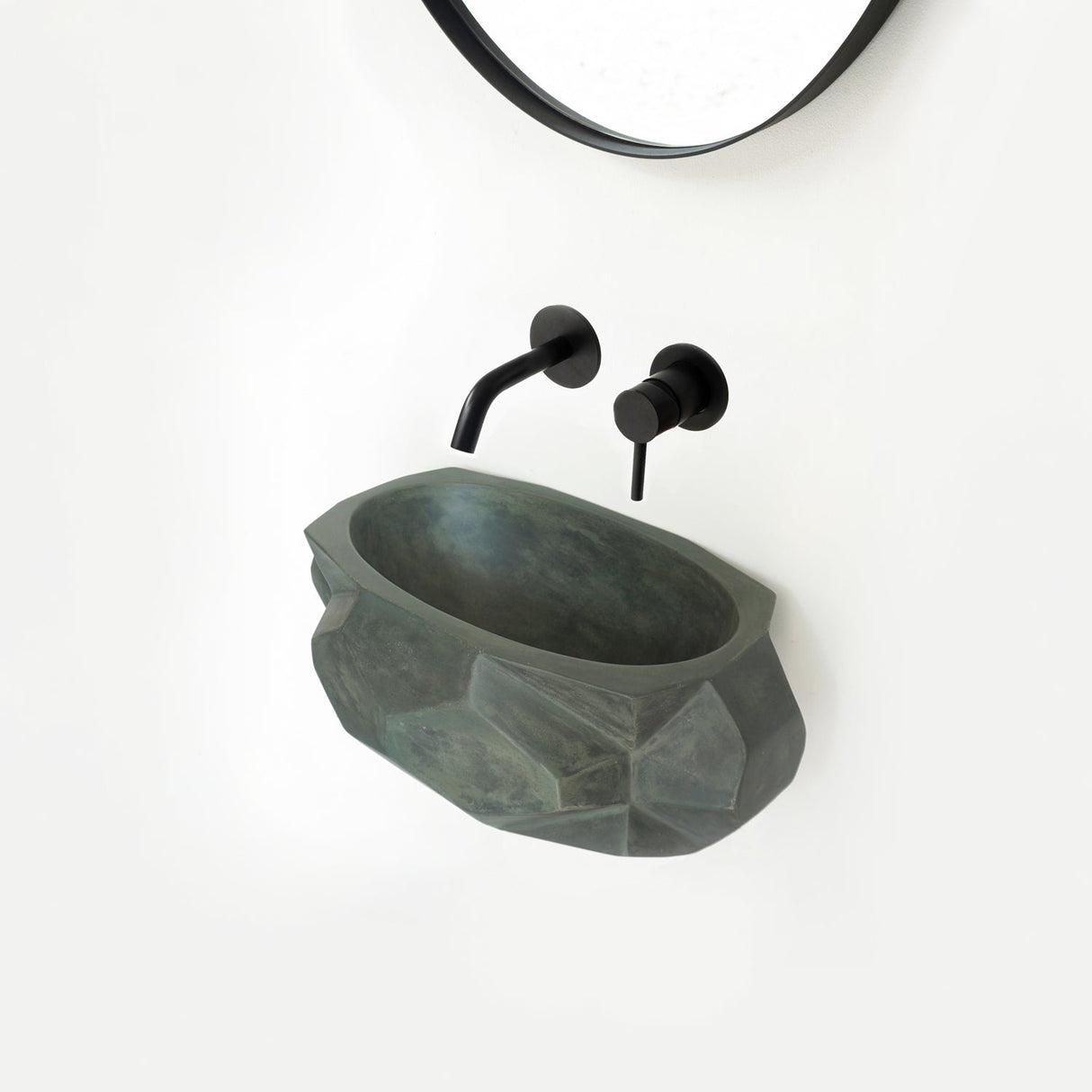 Alaine Wall-Mount Concrete Basin