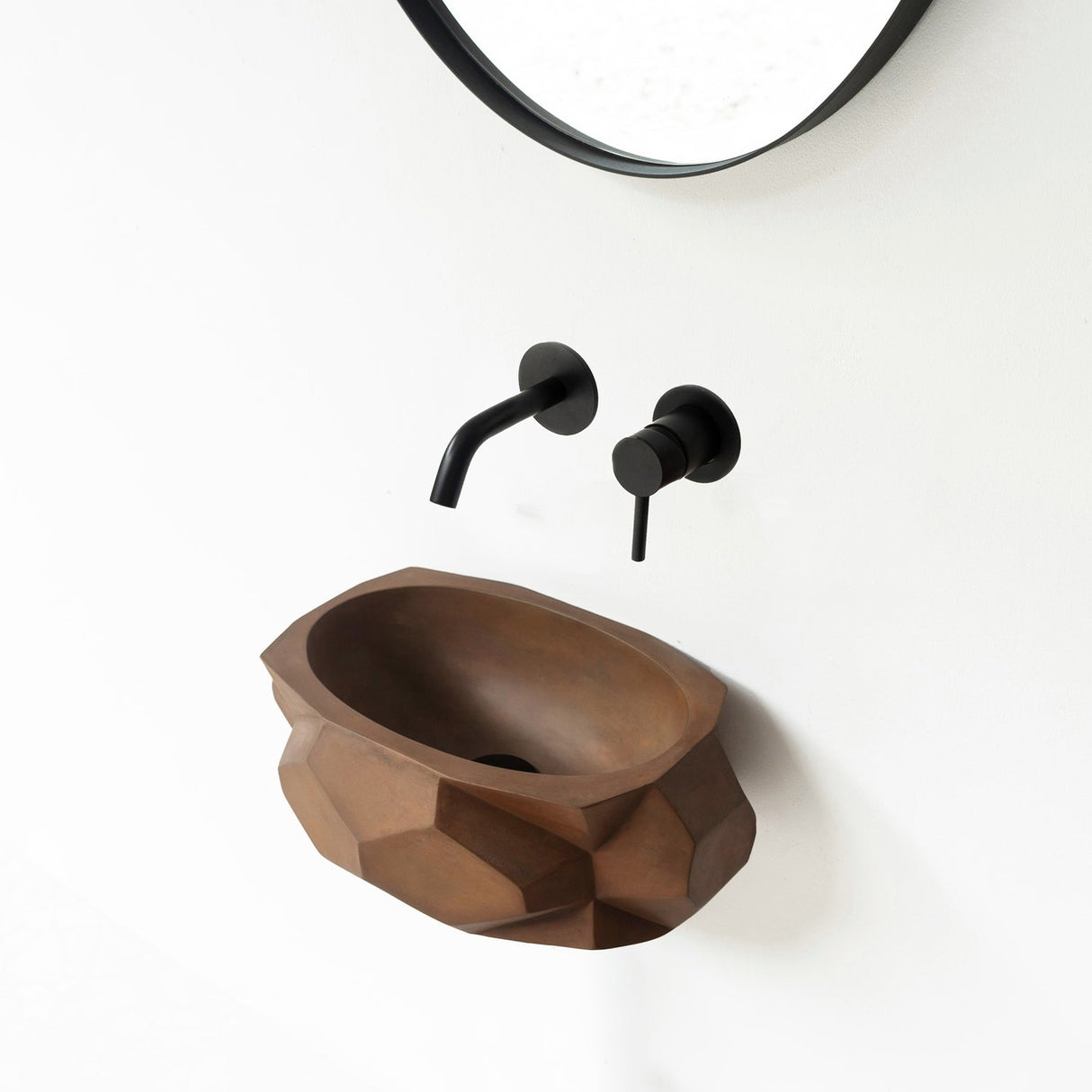 Alaine Wall-Mount Concrete Basin