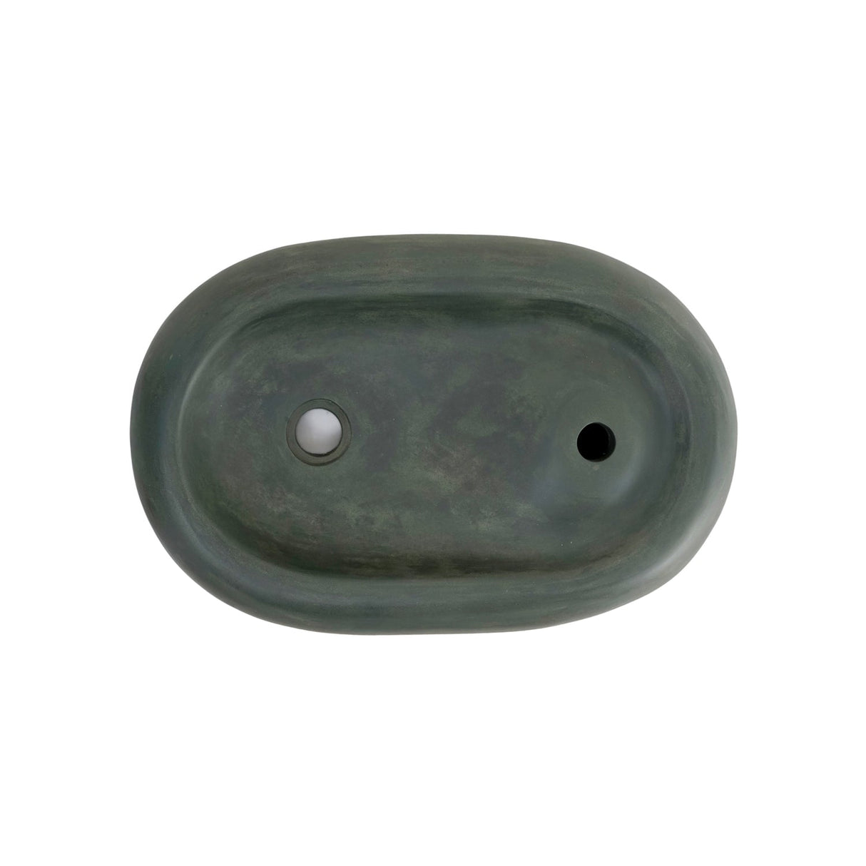 Maia Concrete Basin With Faucet Hole