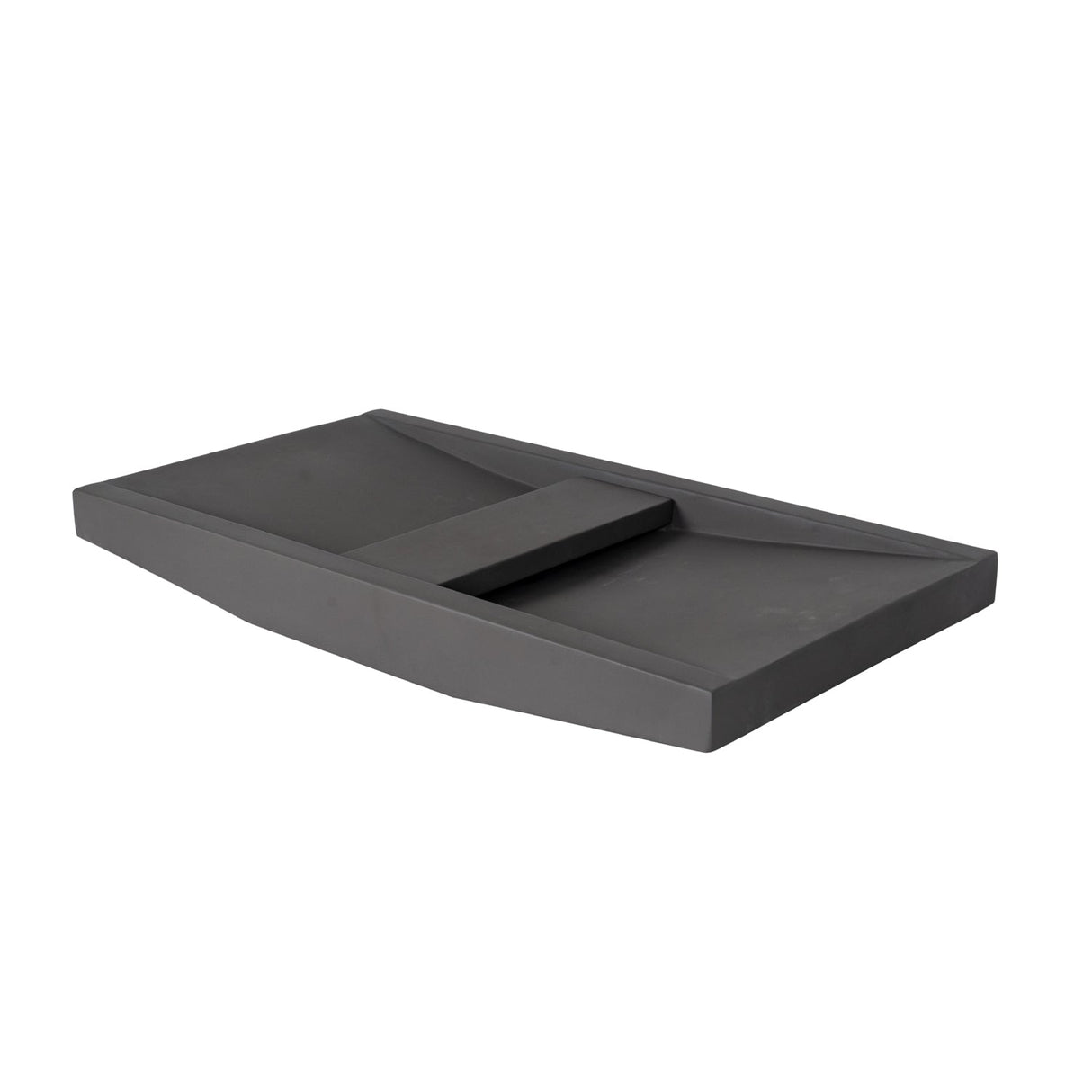 Lex 27" Concrete Double Bowl Vessel