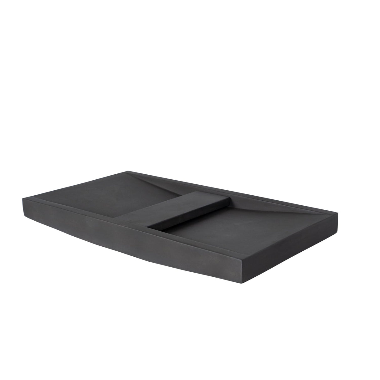 Lex 27" Concrete Double Bowl Vessel