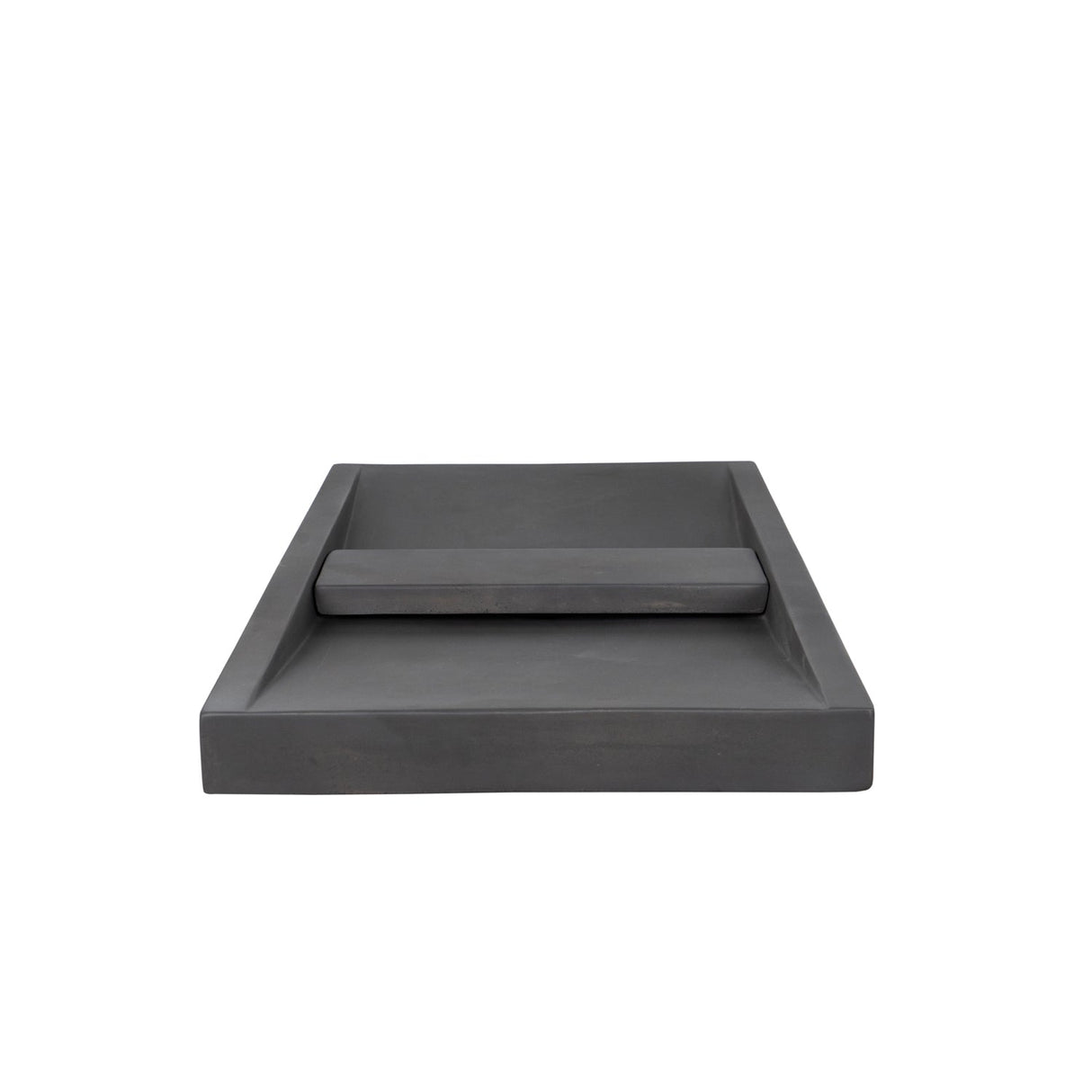 Lex 27" Concrete Double Bowl Vessel