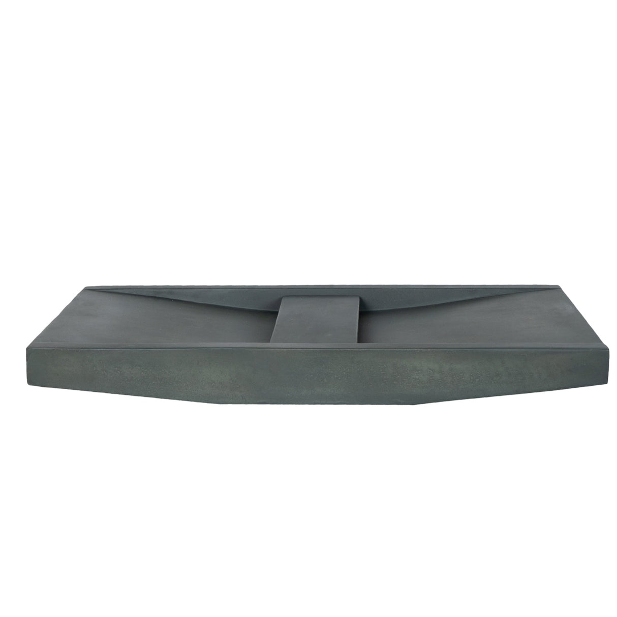 Lex 27" Concrete Double Bowl Vessel