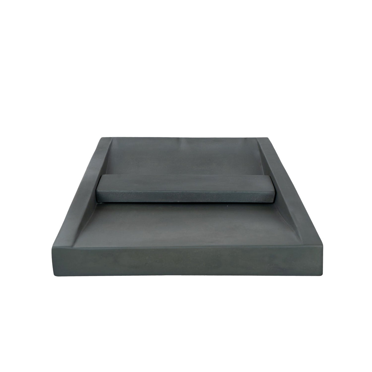 Lex 27" Concrete Double Bowl Vessel