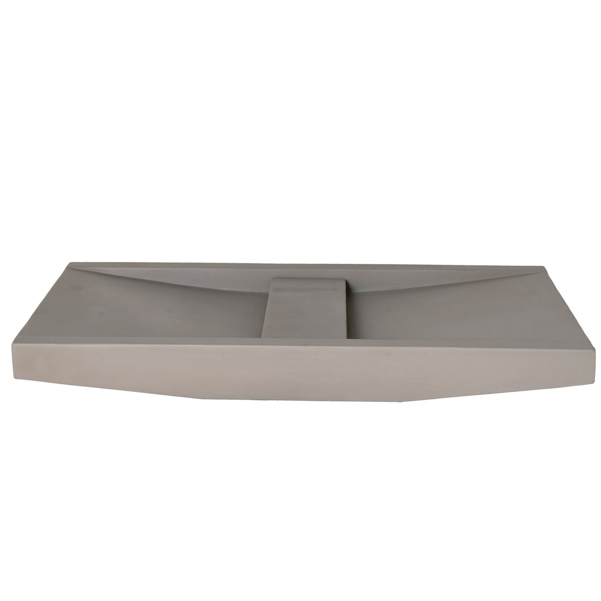 Lex 27" Concrete Double Bowl Vessel