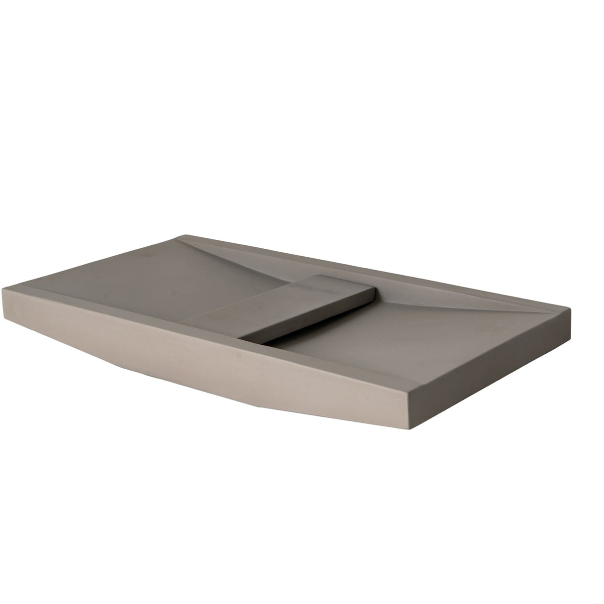 Lex 27" Concrete Double Bowl Vessel