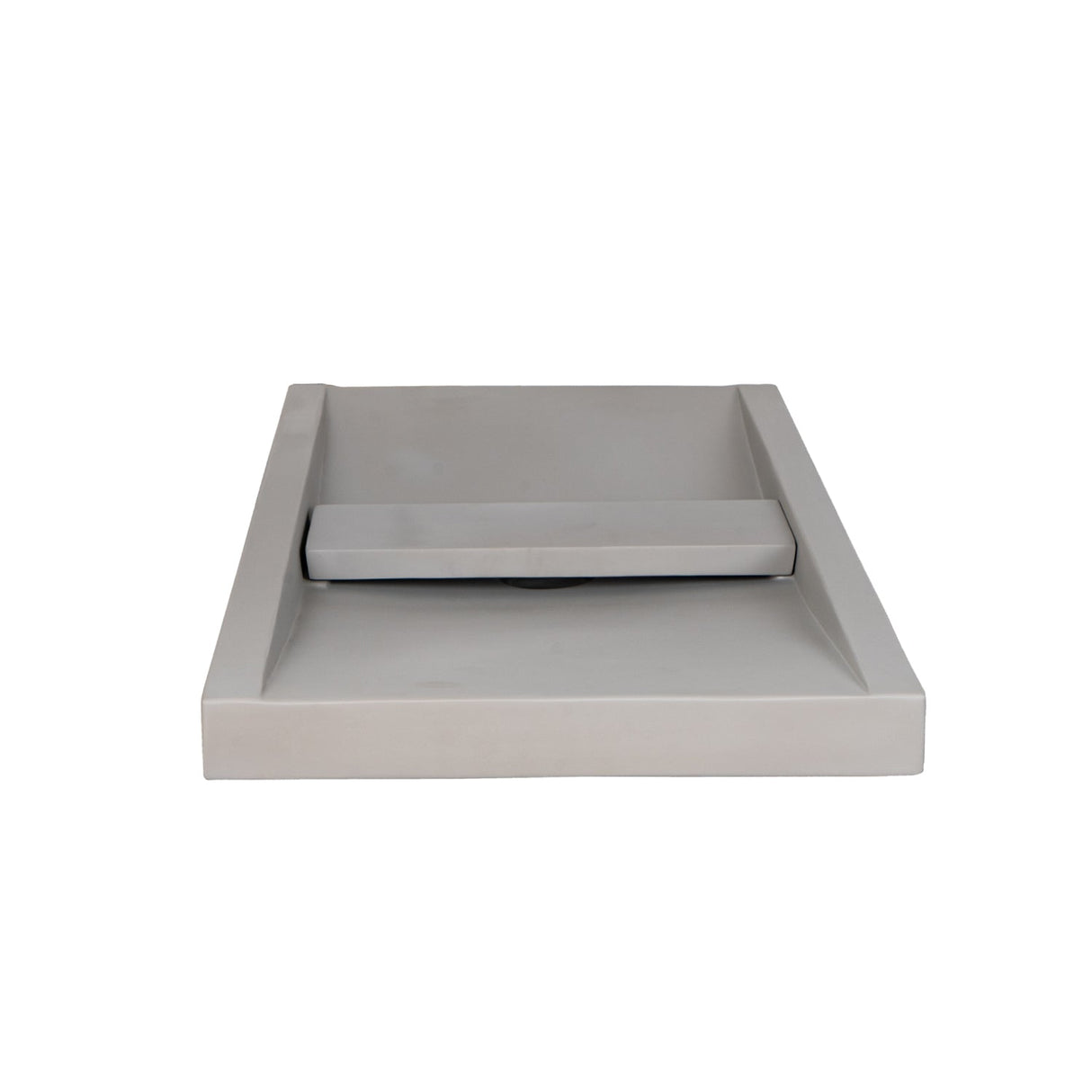 Lex 27" Concrete Double Bowl Vessel