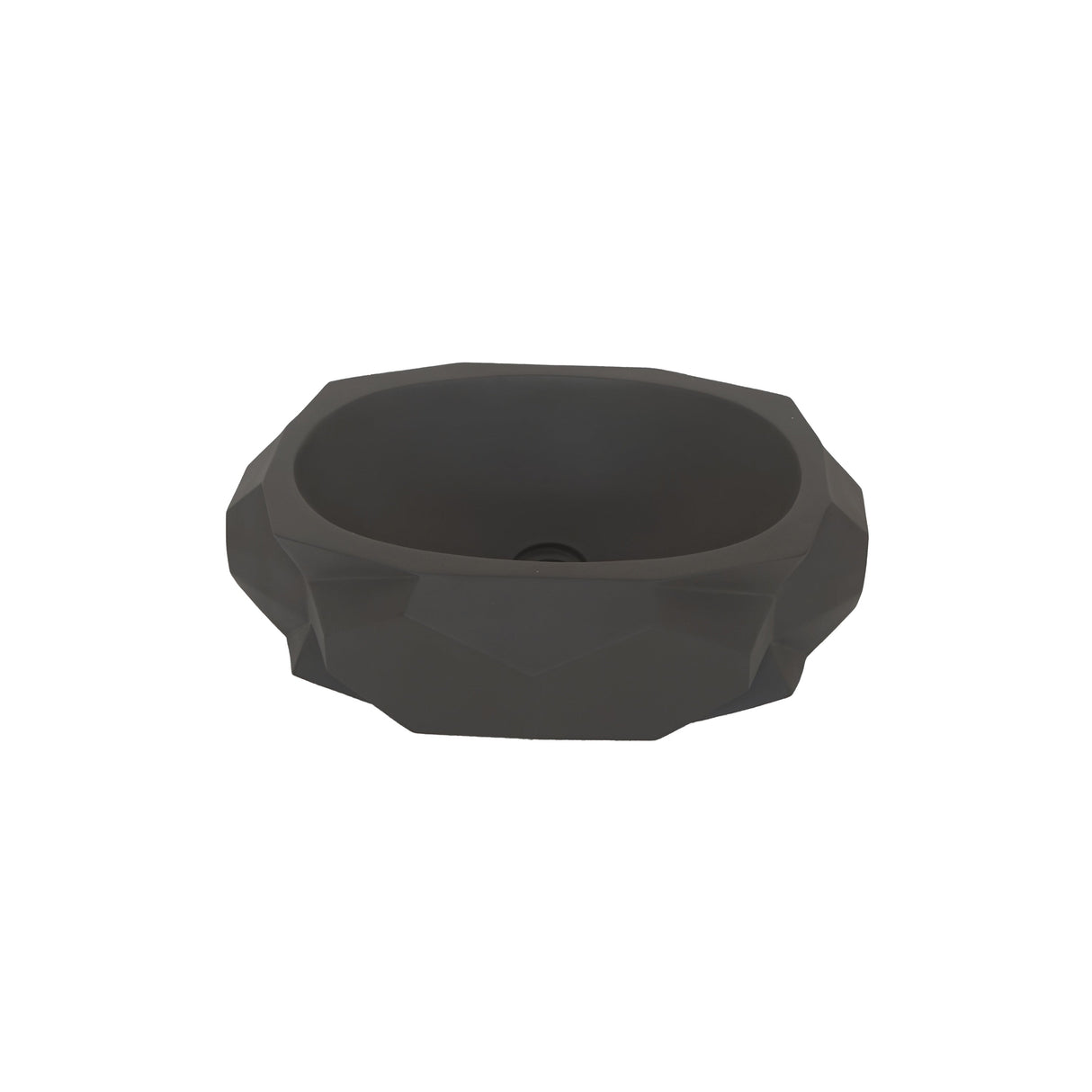 Kyan Oval Concrete Vessel