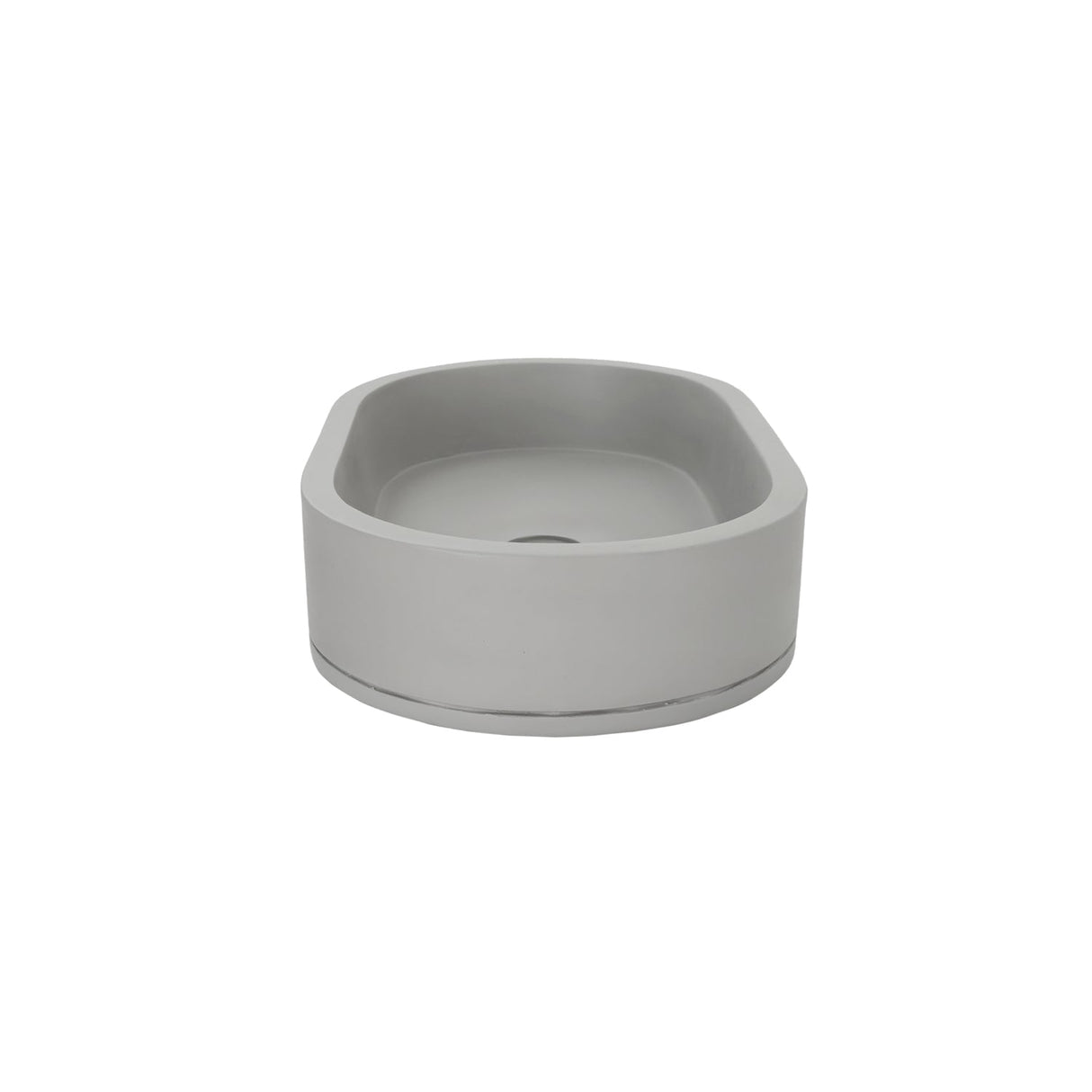 Uri Oval Concrete Vessel