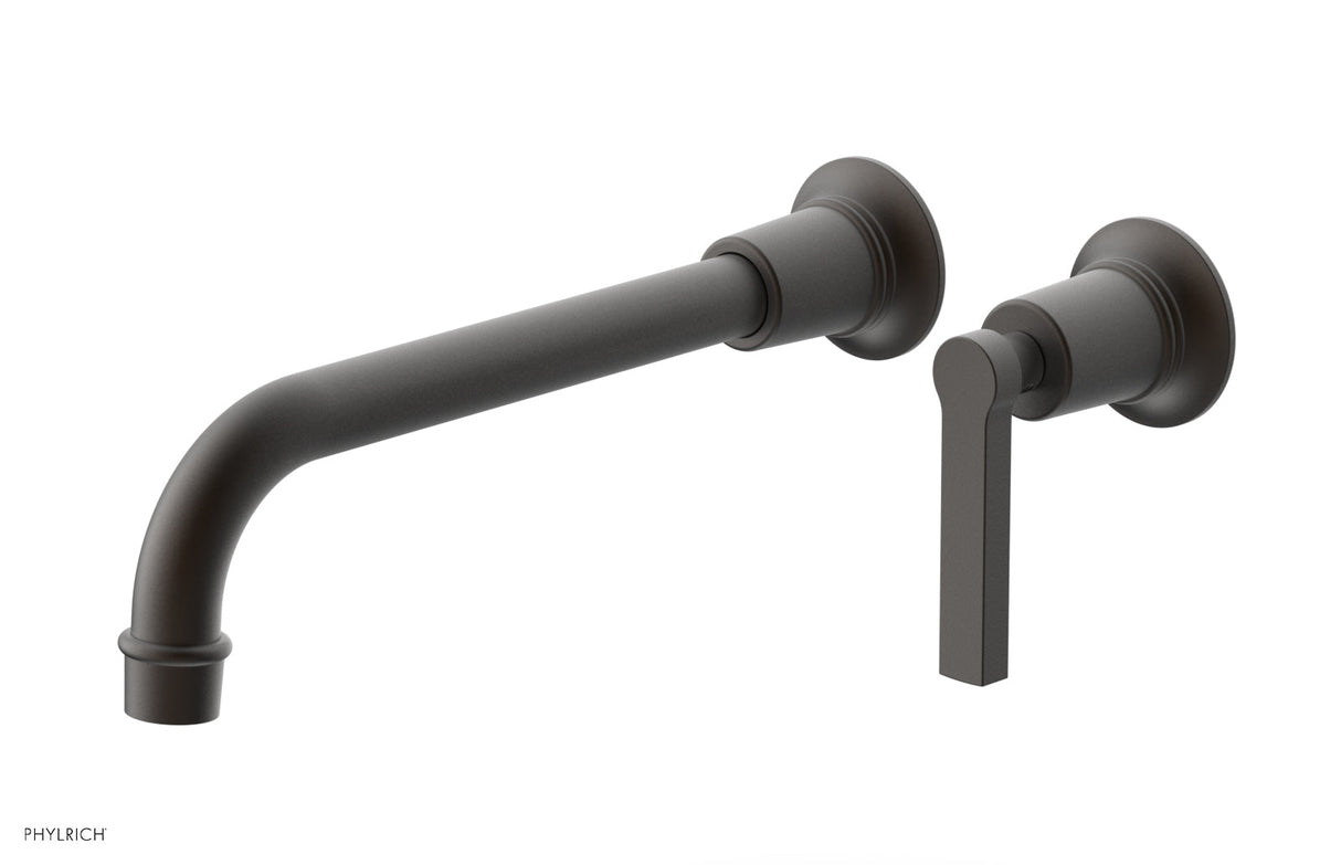 Phylrich 501-18-10-10B HEX MODERN 10" Single Handle Wall Lavatory Set - Lever Handle 501-18-10 - Oil Rubbed Bronze