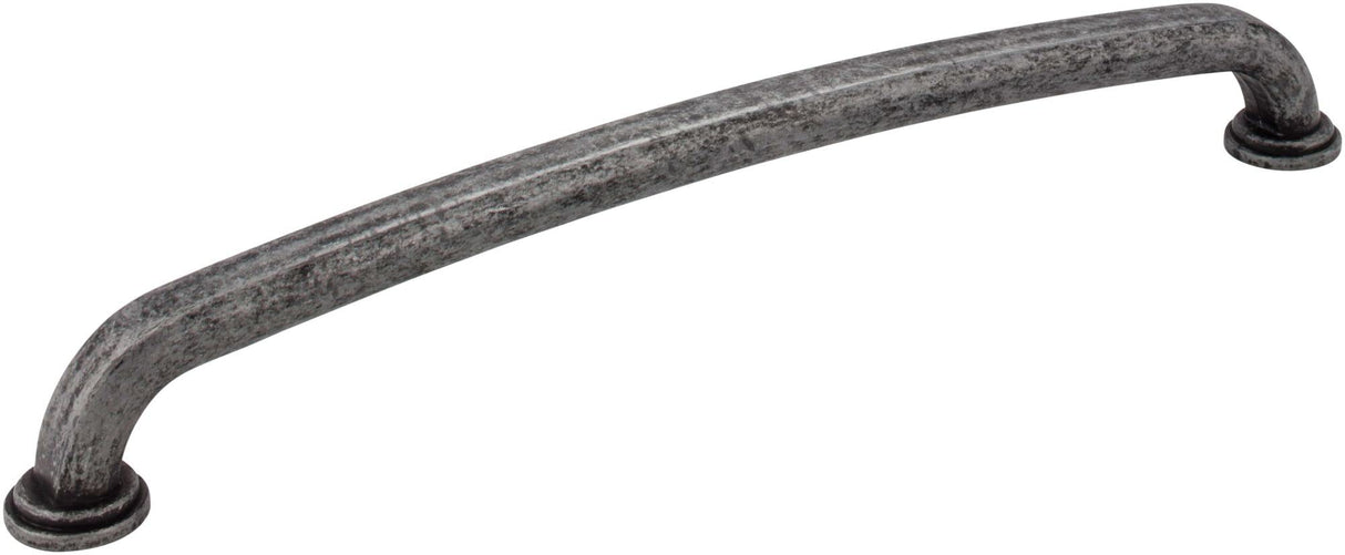 Jeffrey Alexander 527-12SIM 12" Center-to-Center Distressed Antique Silver Bremen 1 Appliance Handle