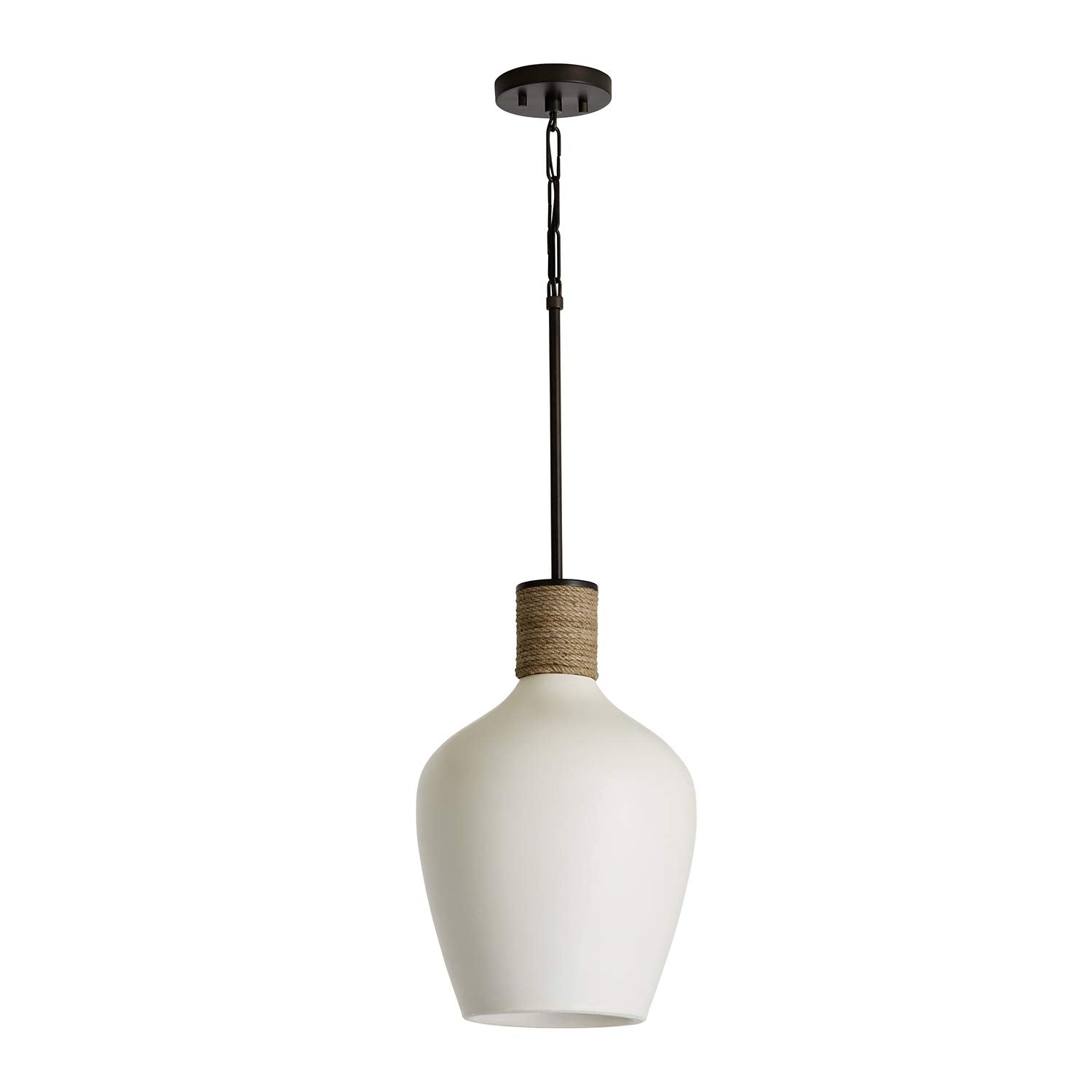 Capital Lighting 340614PW Destin 1 Light Pendant Dark Pewter