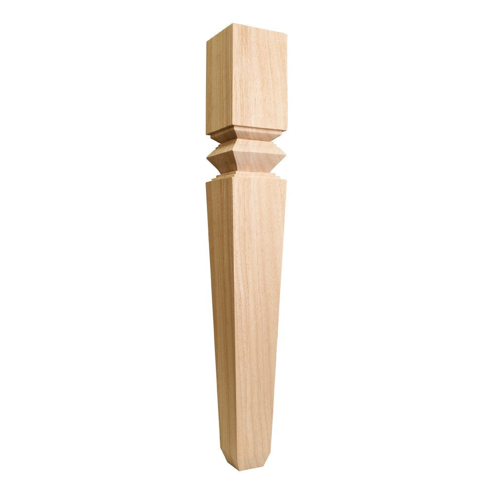 Hardware Resources P34-5CH 5" W x 5" D x 42" H Cherry Diamond Tapered Post