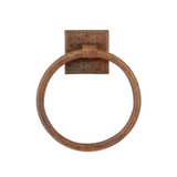 Premier Copper Products TR10DB 10-Inch Hand Hammered Copper Full Size Bath Towel Ring, Oil Rubbed Bronze