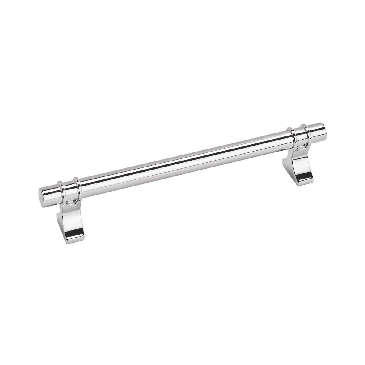 Amerock Cabinet Pull Polished Chrome 6-5/16 inch (160 mm) Center to Center Davenport 1 Pack Drawer Pull Drawer Handle Cabinet Hardware