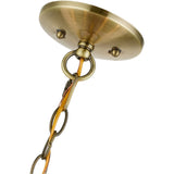 Harrington 3 Light Antique Brass Pendant Chandelier (41863-01)