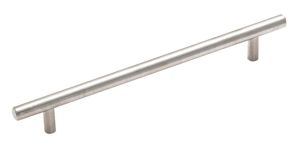 Amerock Cabinet Pull Sterling Nickel 7-9/16 inch (192 mm) Center to Center Bar Pulls 1 Pack Drawer Pull Drawer Handle Cabinet Hardware