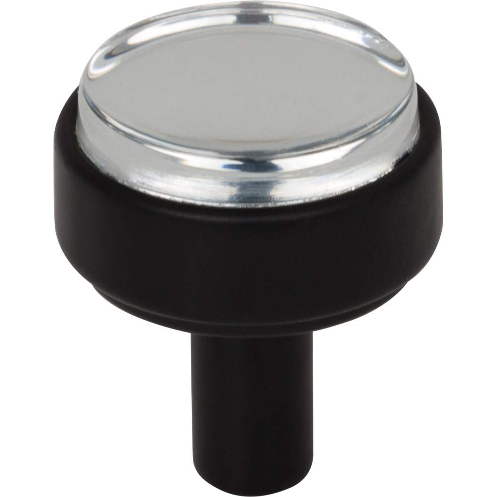 Jeffrey Alexander 775MB 1-1/8" Diameter Matte Black Carmen Cabinet Knob