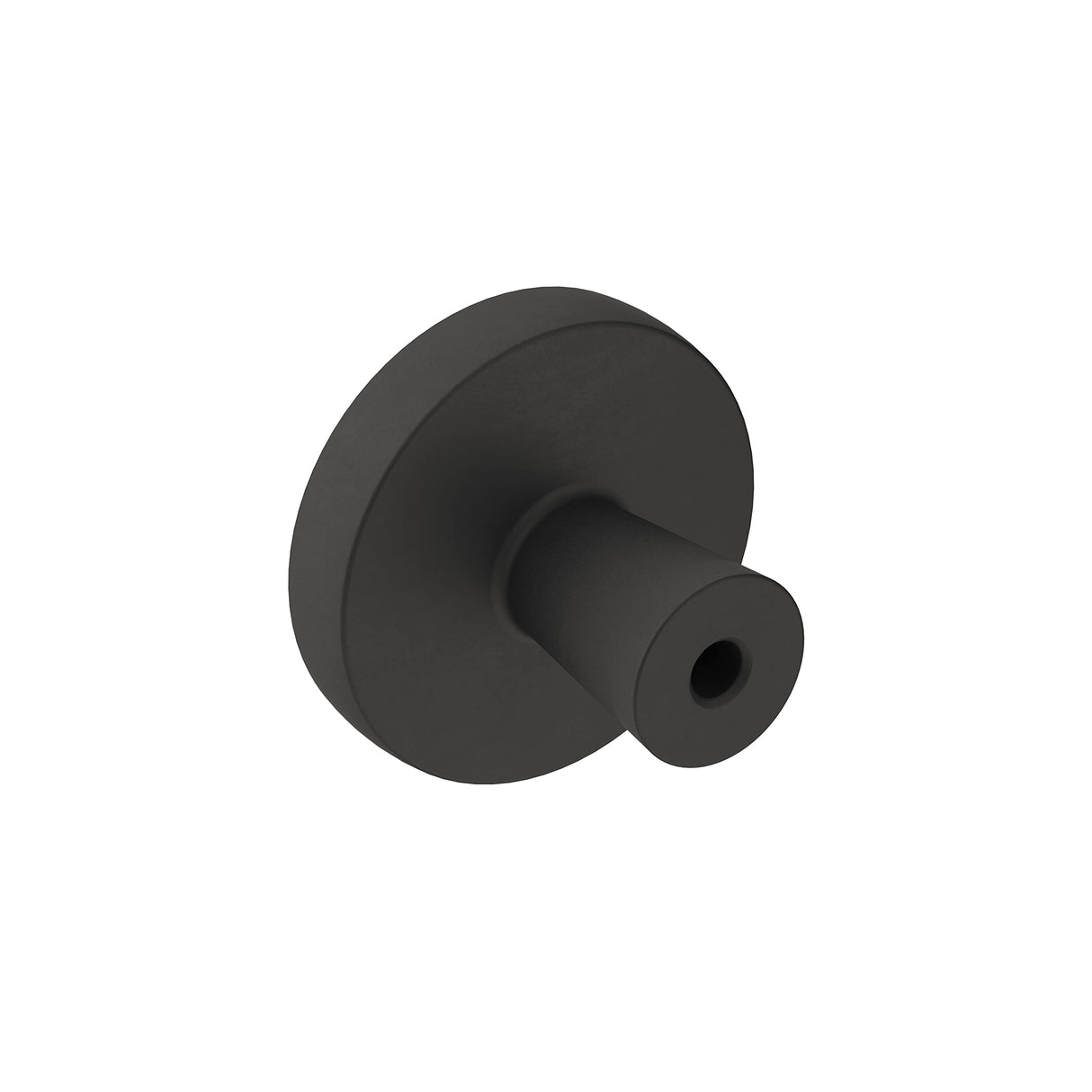 Amerock Cabinet Knob Matte Black 1-3/8 inch (35 mm) Diameter Destine 1 Pack Drawer Knob Cabinet Hardware