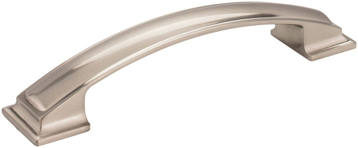 Jeffrey Alexander 435-128SN 128 mm Center-to-Center Satin Nickel Square Annadale Cabinet Pull