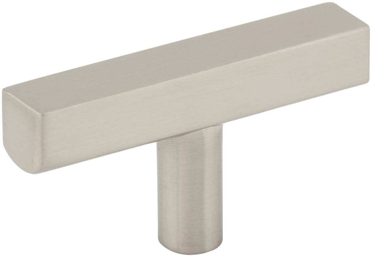 Jeffrey Alexander 845TL-DBAC 2-1/4" Brushed Oil Rubbed Bronze Dominique Cabinet "T" Knob