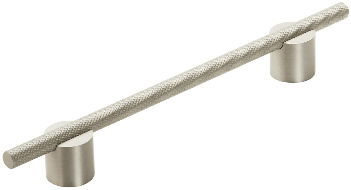 Amerock Cabinet Pull Silver Champagne 6-5/16 inch (160 mm) Center to Center Transcendent 1 Pack Drawer Pull Drawer Handle Cabinet Hardware