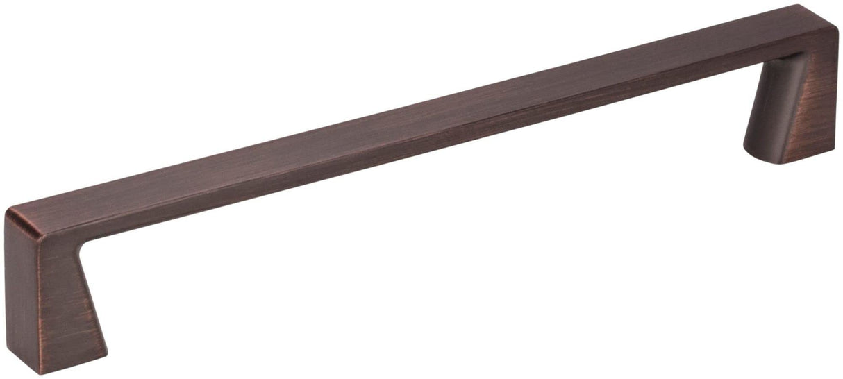 Jeffrey Alexander 177-160DBAC 160 mm Center-to-Center Brushed Oil Rubbed Bronze Square Boswell Cabinet Pull