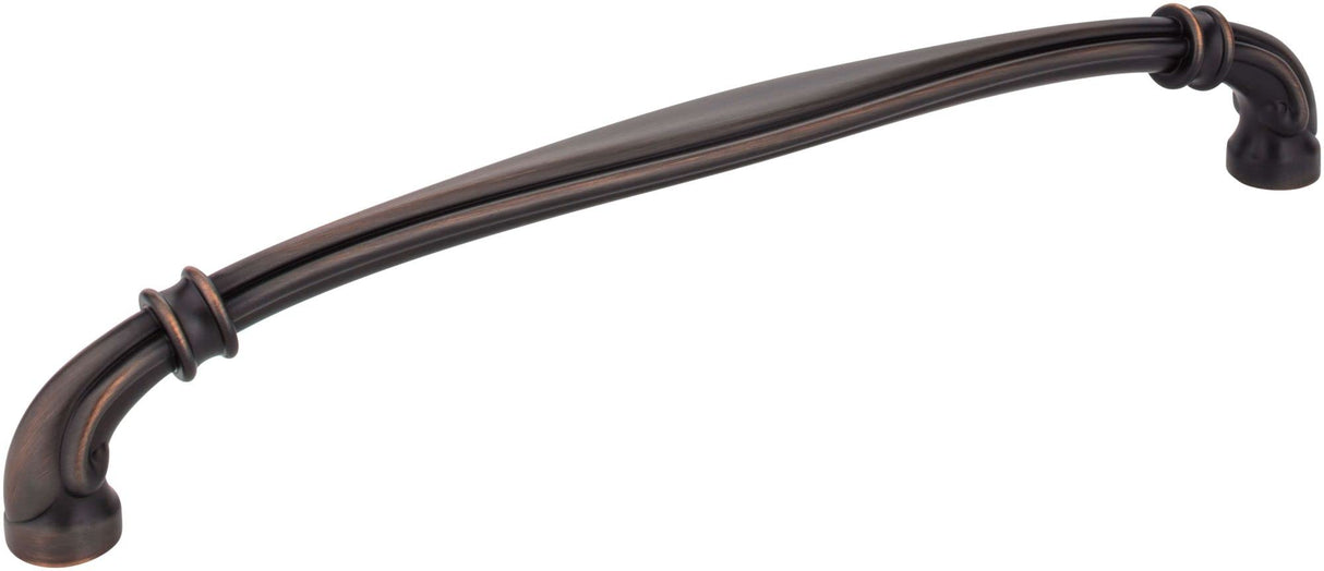 Jeffrey Alexander 317-12DBAC 12" Center-to-Center Brushed Oil Rubbed Bronze Lafayette Appliance Handle