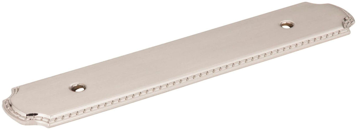 Jeffrey Alexander B812-96R-SN 6-1/8" O.L. (96 mm Center-to-Center) Satin Nickel Rope Pull Backplate