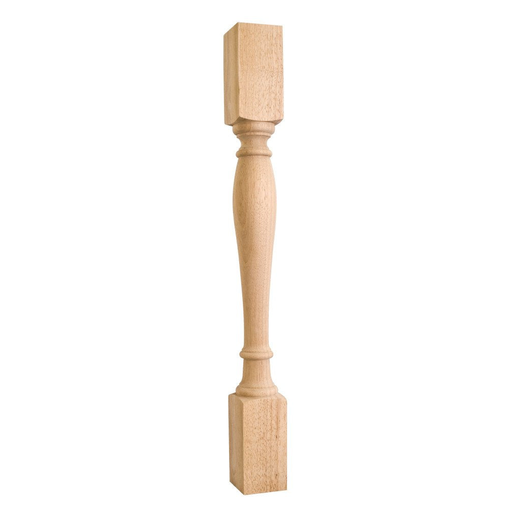 Hardware Resources P1-42ALD 3-1/2" W x 3-1/2" D x 42" H Alder Turned Post
