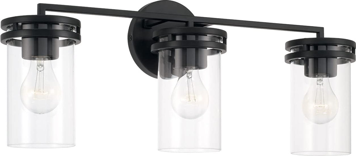 Capital Lighting 148731MB-539 Fuller 3 Light Vanity Matte Black