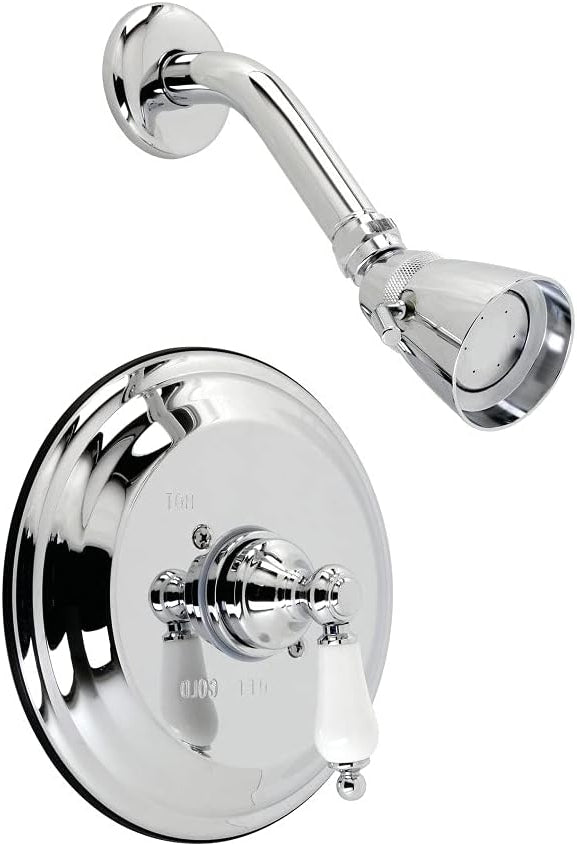 New England Home Goods Vintage Wall-Mount Tub Faucet with Hand Shower – Polished Chrome - NEHG-TUBFILLER-CH-001