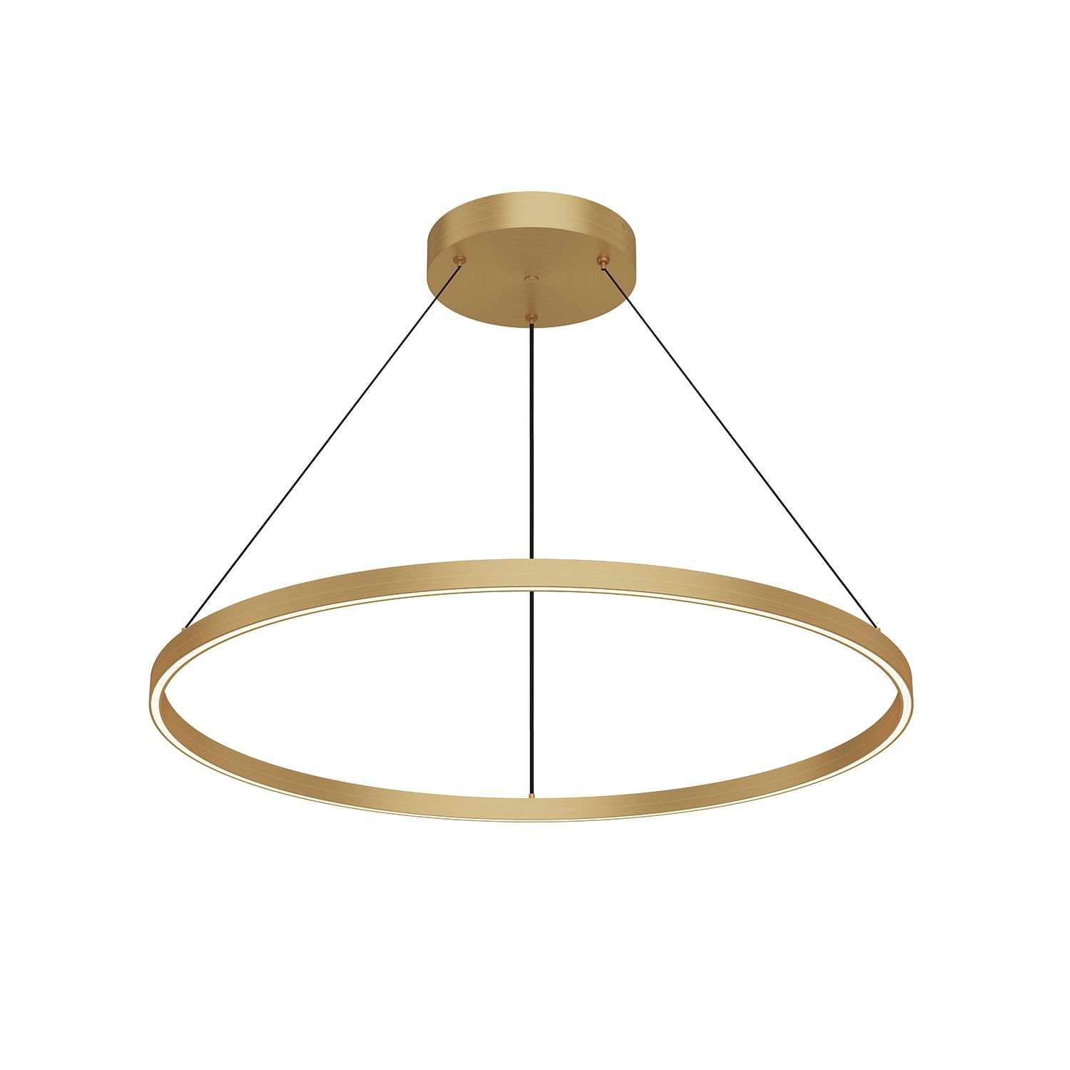 Kuzco PD87136-BG CERCHIO 36" PENDANT BG TEXTURED DOWN ONLY DUO CANOPY 930 TRIAC 120 78W