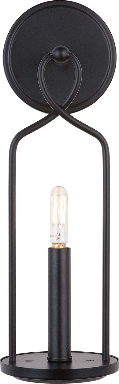 Capital Lighting 631611MB Sonnet 1 Light Sconce Matte Black