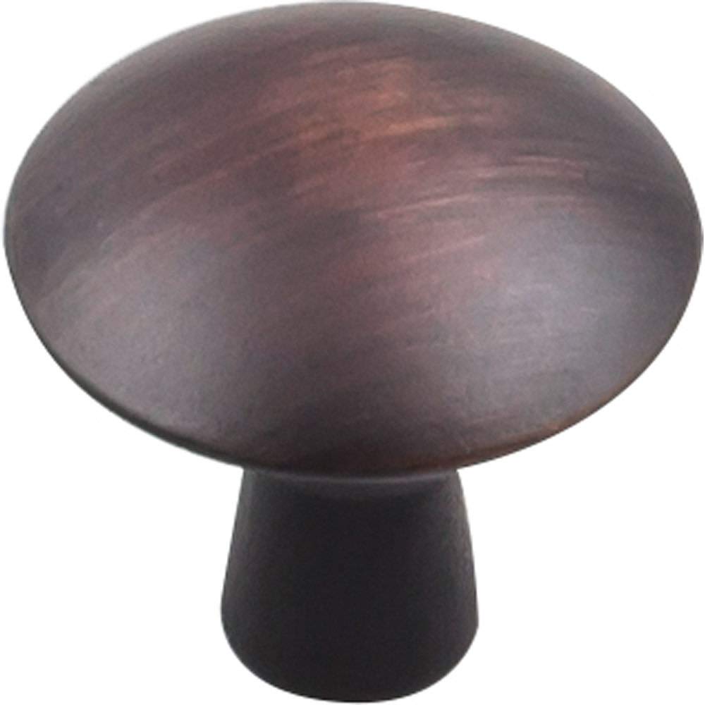 Elements 988DBAC 1-1/16" Diameter Brushed Oil Rubbed Bronze Zachary Cabinet Mushroom Knob