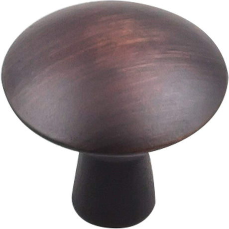 Elements 988DBAC 1-1/16" Diameter Brushed Oil Rubbed Bronze Zachary Cabinet Mushroom Knob