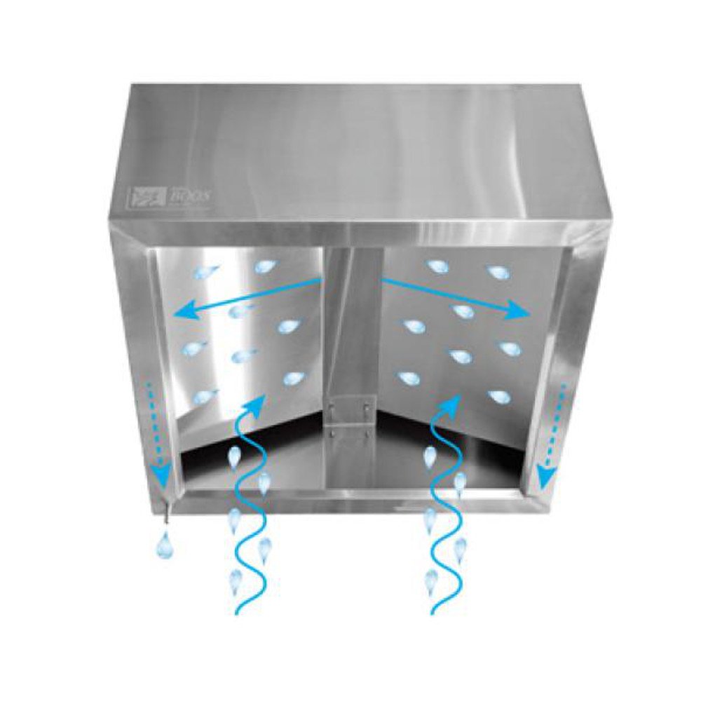 John Boos C2HB-42-2 Condensate Hood - 42" 42"W x 42"D 25"H